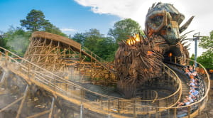 Wicker Man ride at Alton Towers Resort